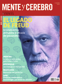 Mente y Cerebro Septiembre/Octubre 2013 - Nº 62 El legado de Freud La neurociencia demuestra la eficacia del psicoanálisis