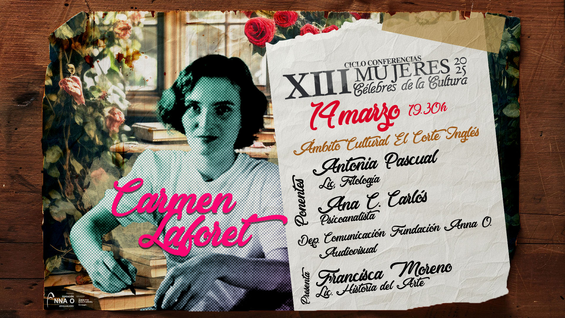 Una conferencia sobre Carmen Laforet inaugura el “XIII…
